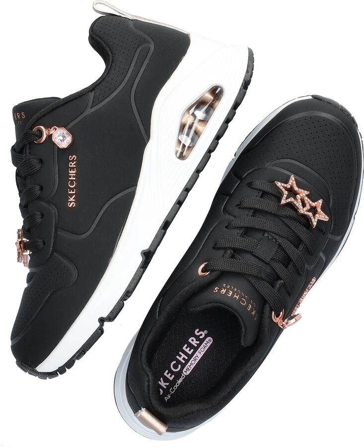 Skechers UNO GEN1 TRENDY JEWELS Meisjes Sneakers Zwart - Foto 3