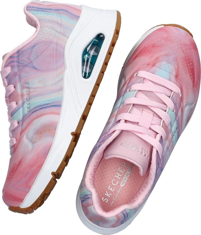 Skechers Kids Sneakers UNO GEN1-MARBLE SWEETHEART met skech-air-loopzool - Foto 5