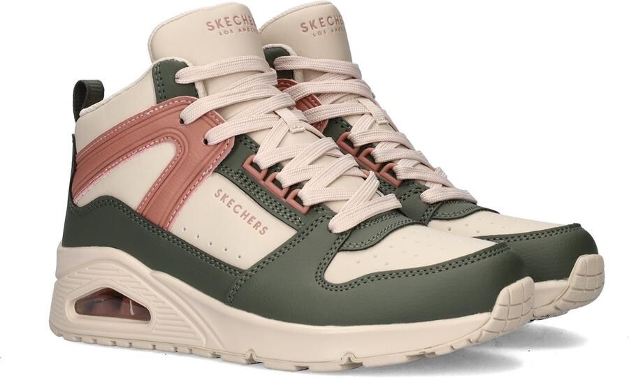 Skechers Uno-High Regards Dames Sneakers Crème Multicolour - Foto 5