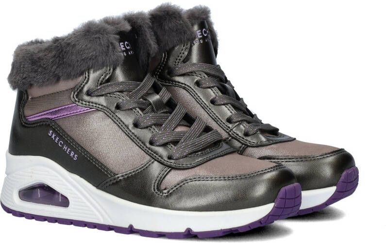 Skechers Uno Cozy On Air Meisjes Sneakers Gunmetal - Foto 6