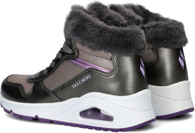 Skechers Uno Cozy On Air Meisjes Sneakers Gunmetal - Foto 7