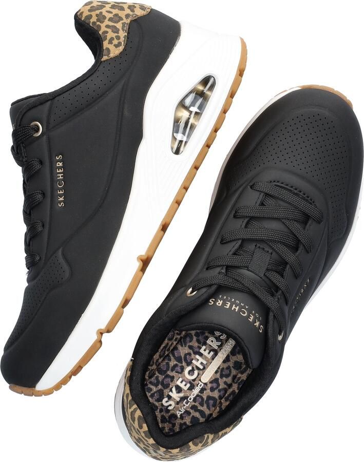 Skechers Sneakers UNO-JUNGLE NITE Veterschoen vrijetijdsschoen met sleehak - Foto 12