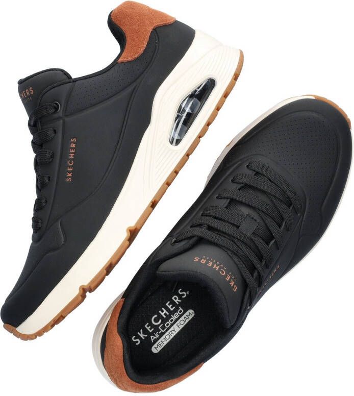 Skechers Sneakers UNO-SUITED ON AIR vrijetijdsschoen lage schoen veterschoen met modieuze sleehak - Foto 14