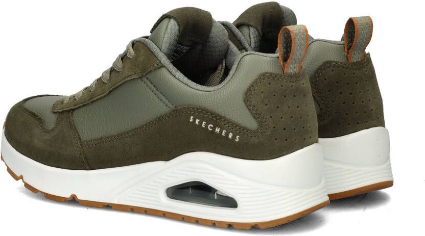 Skechers Uno Stacre Heren Sneakers Olijfgroen - Foto 6
