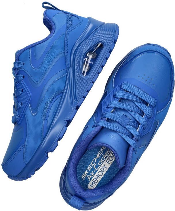 Skechers Uno sneakers blauw Jongens Imitatieleer Meerkleurig 37 - Foto 6