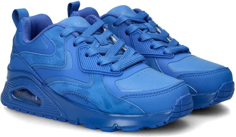 Skechers Uno sneakers blauw Jongens Imitatieleer Meerkleurig 37 - Foto 4