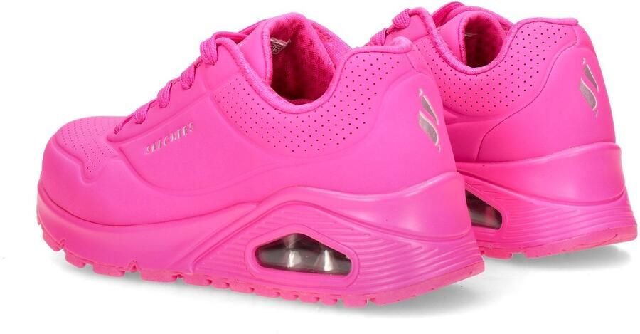 Skechers Uno sneakers roze Meisjes Imitatieleer Effen 30 - Foto 7