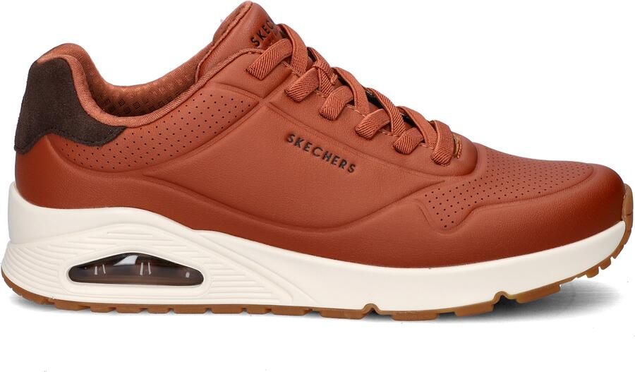 Skechers Uno Tailored Air Mannen Bruin Sneakers - Foto 3