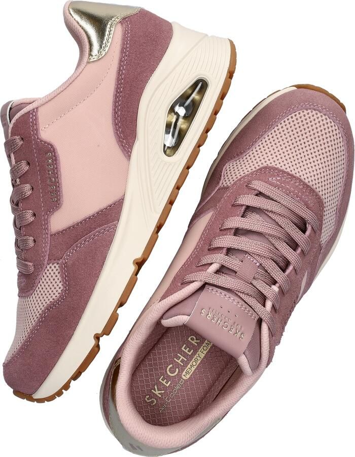 Skechers Uno Sneakers roze Suede Dames - Foto 16