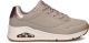 Skechers Sneakers UNO GOLDEN AIR Vrijetijdsschoen lage schoen veterschoen met metallic inzet - Bruin