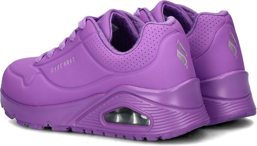 Skechers Uno sneakers paars Meisjes Imitatieleer Effen 36 - Foto 4