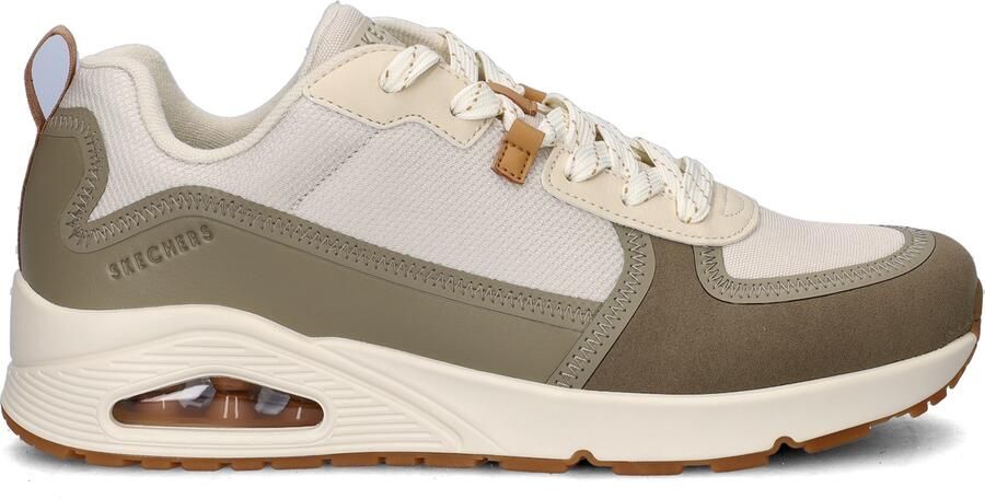 Skechers Beige en olijfgroene sneaker met Air-Cooled Memoryfoam Beige Heren - Foto 13