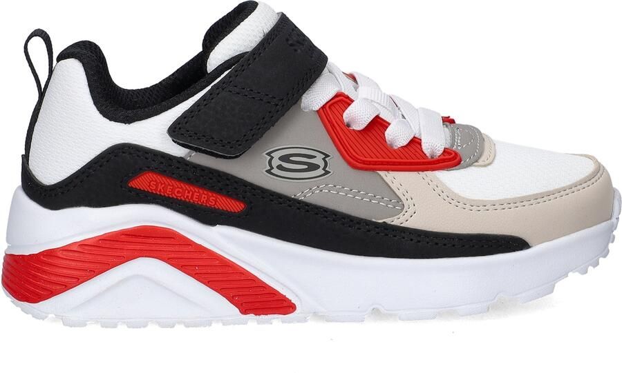 Skechers UNO LITE REVIVAL-EDGE Jongens Sneakers Wit - Foto 11