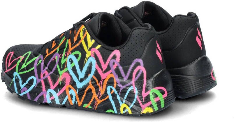 Skechers Sneaker 314064L BKMT UNO Lite Spread The Love Zwart Multi - Foto 10