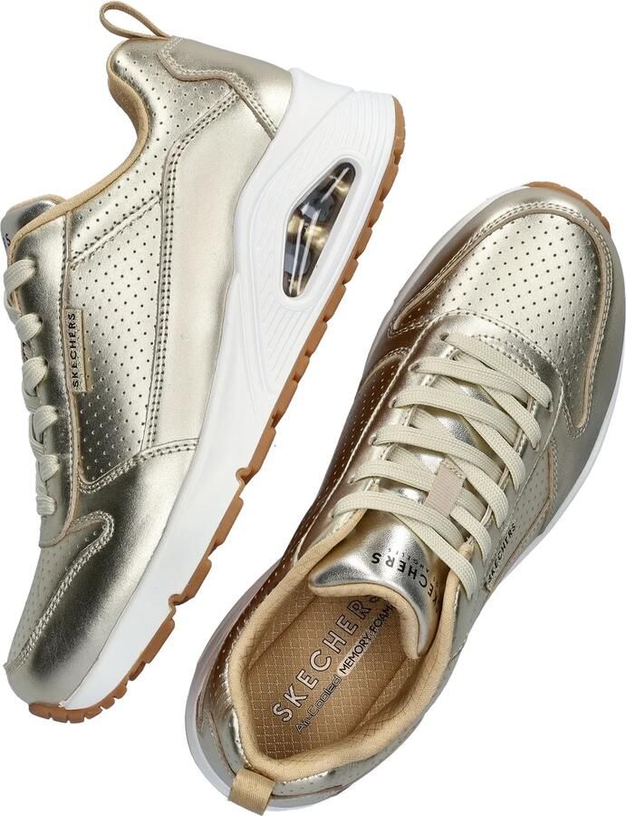 Skechers Sneakers Uno Metallixs Wedge sneakers plateausneakers veterschoenen met Skech-Air - Foto 7