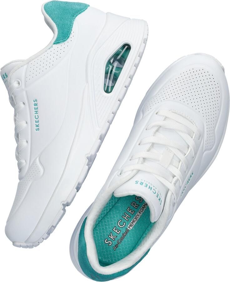 Skechers Sneakers UNO POP BACK Vrijetijdsschoen lage schoen veterschoen met comfortabele Skech-Air functie - Foto 3