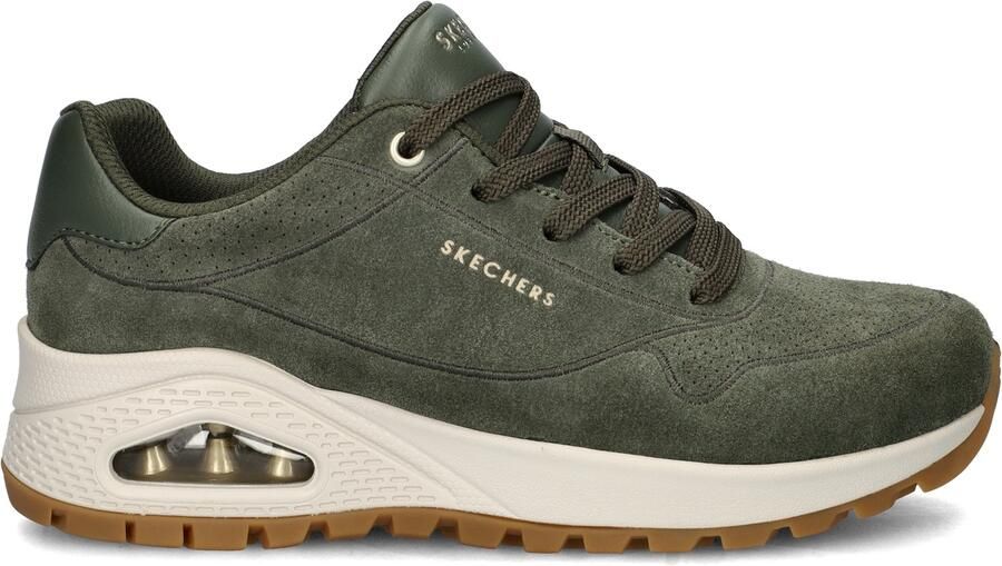 Skechers UNO RUGGED-CHILLPROOF Dames Veterschoenen Olive