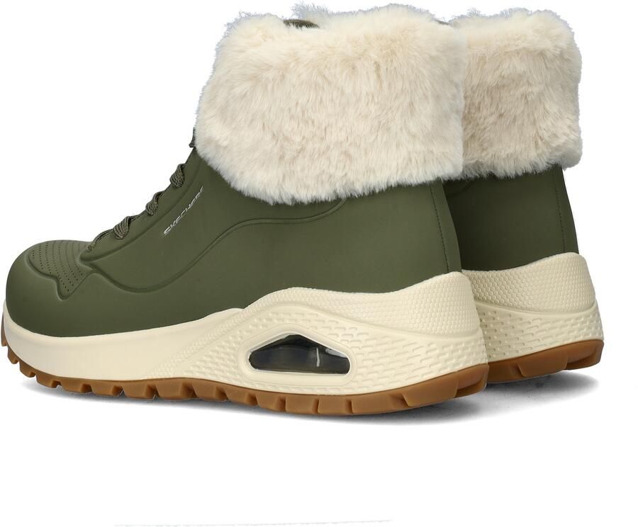 Skechers Uno Rugged Fall Air Dames Laarzen Olijfgroen - Foto 9