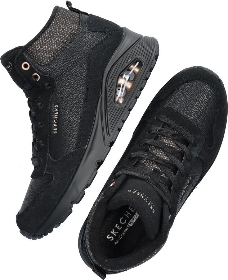 Skechers Sneakers met sleehak UNO-STACRE SHINE High top sneaker veterboots met luchtkamer zool - Foto 4