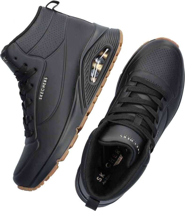 Skechers Uno Stand On Air High Black Wandelsneakers Dames - Foto 2