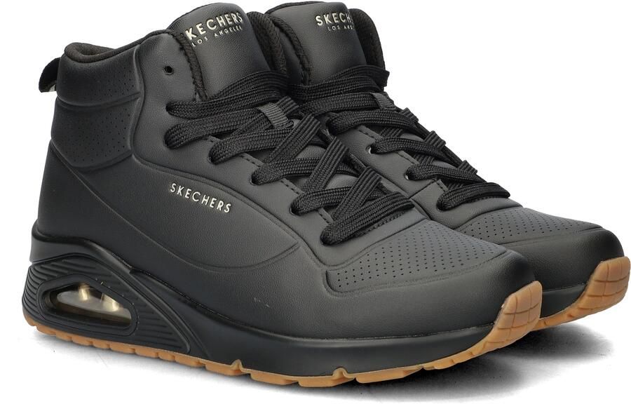 Skechers Uno Stand On Air High Black Wandelsneakers Dames - Foto 4