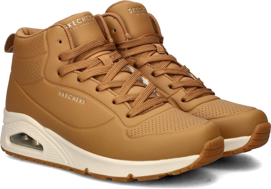 Skechers Sneakers Uno wedge sneaker high top sneaker veterschoen met luchtkussen sleehak - Foto 3