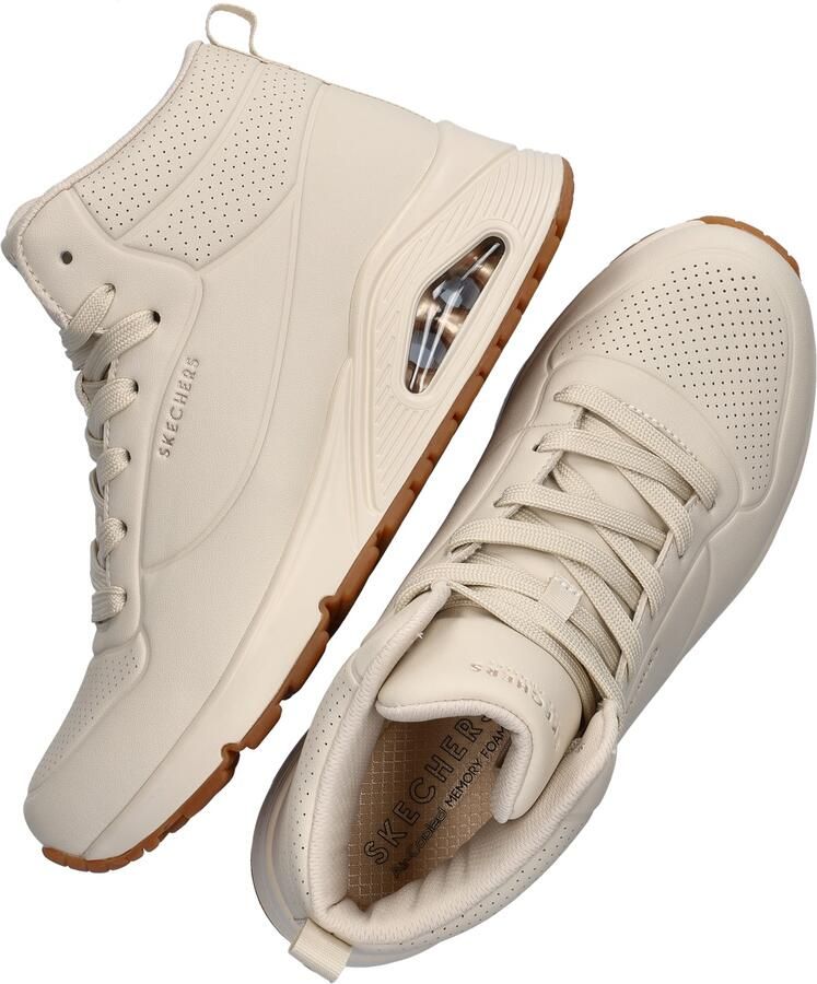 Skechers Uno Stand On Air High Off White Wandelsneakers Dames - Foto 3