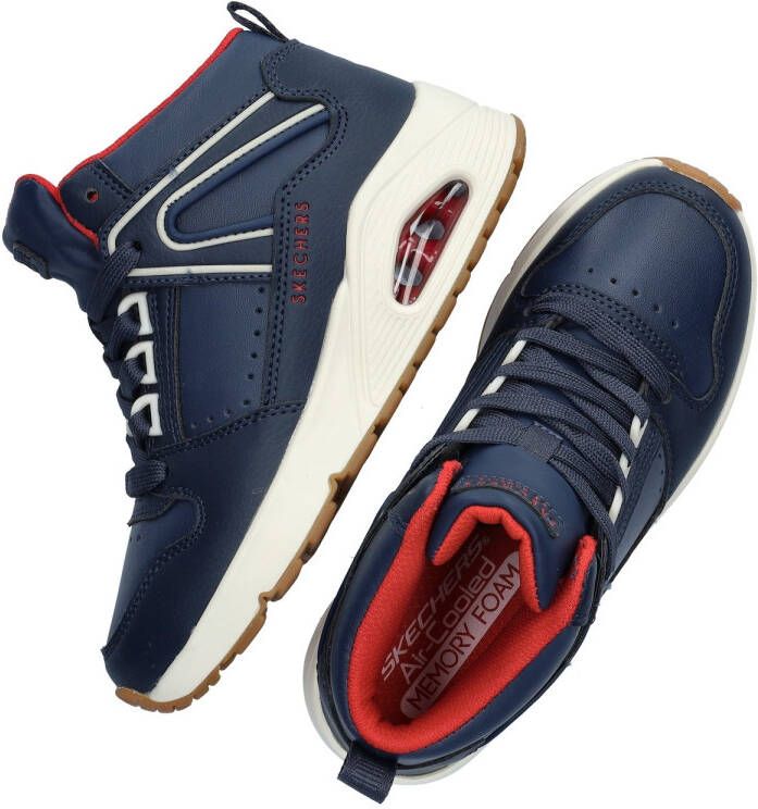 Skechers UNO STREET RYZE 417000L NVRD Blauw Rood - Foto 7