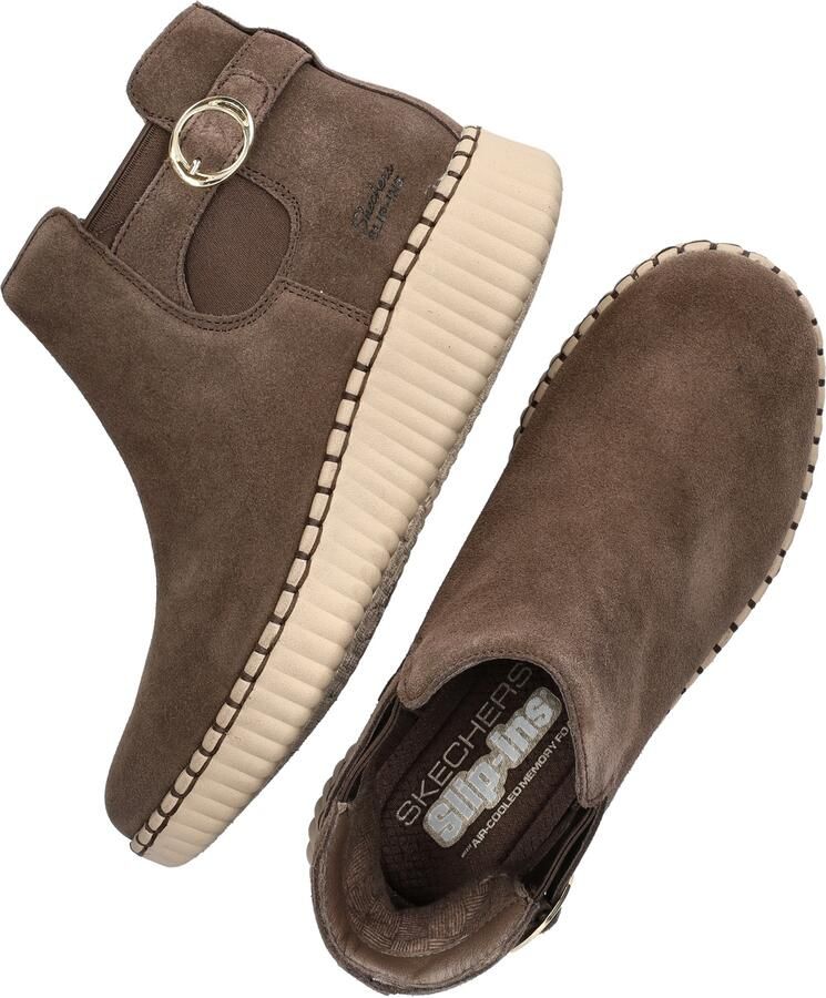 Skechers WILSHIRE BLVD DARLING MOMEN Dames Instappers Chocolate - Foto 3