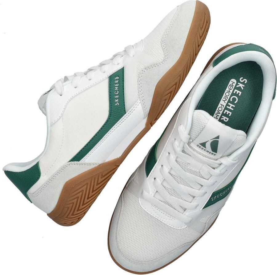 Skechers Zinger Evo Debut Brace heren sneaker Wit Groen - Foto 3