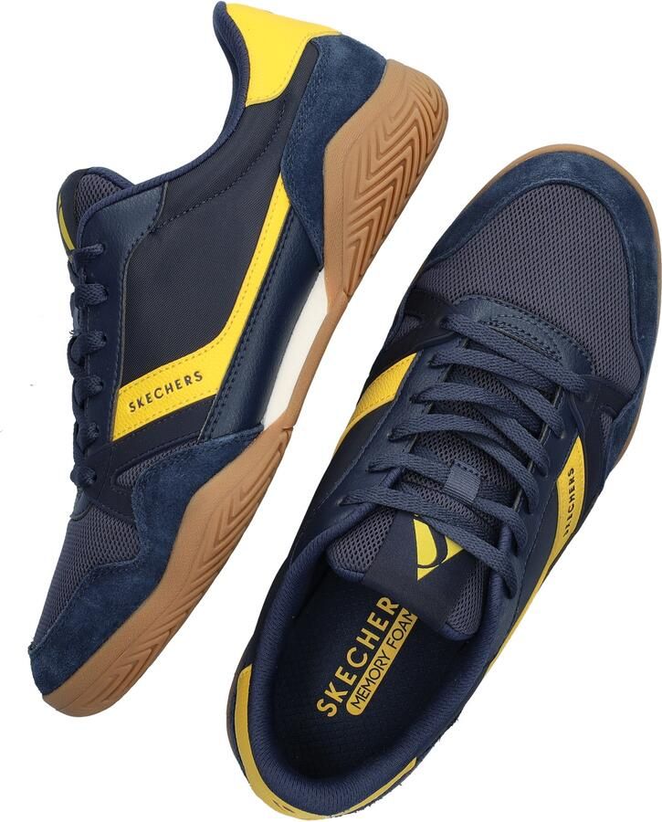 Skechers Zinger Evo Debut Brace heren sneaker Blauw multi - Foto 3