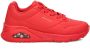 Skechers Uno sneakers rood Imitatieleer 34 - Thumbnail 2