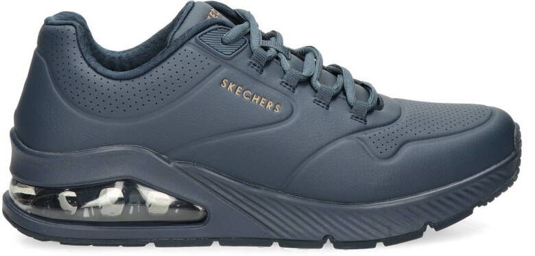 Skechers Sneakers Blauw Textiel 300429 Heren Textiel - Foto 5