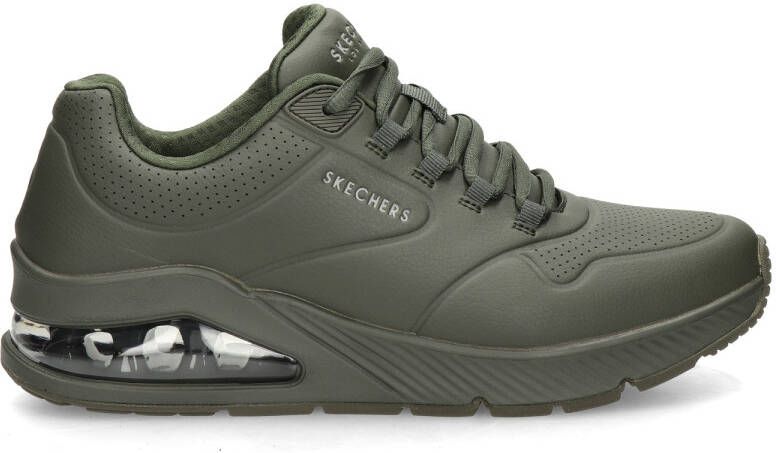 Skechers Sneakers Groen Imitatieleer 300430 Heren Kunstleer - Foto 8