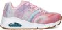 Skechers Uno Gen1 leren sneakers roze Meisjes Leer All over print 37 - Thumbnail 2