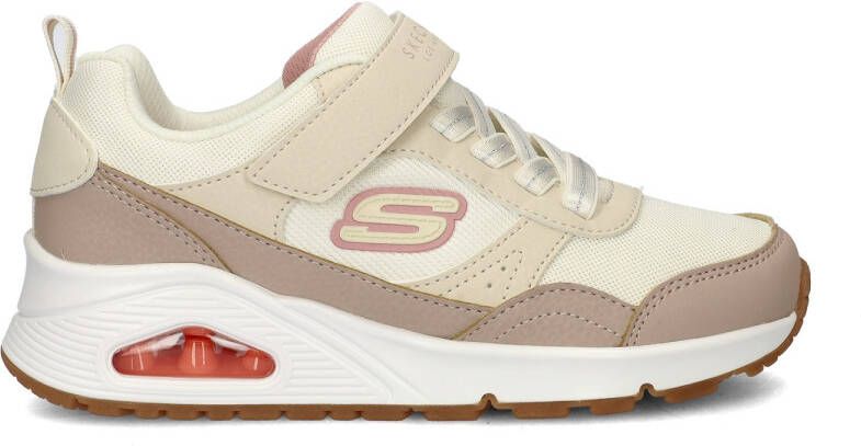 Skechers Uno Mesh Pop meisjes sneaker Natural - Foto 2