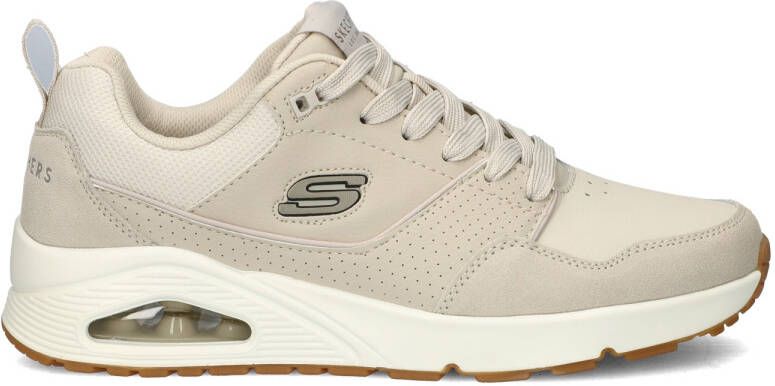 Skechers Uno Retro One Heren Sneakers Gebroken wit