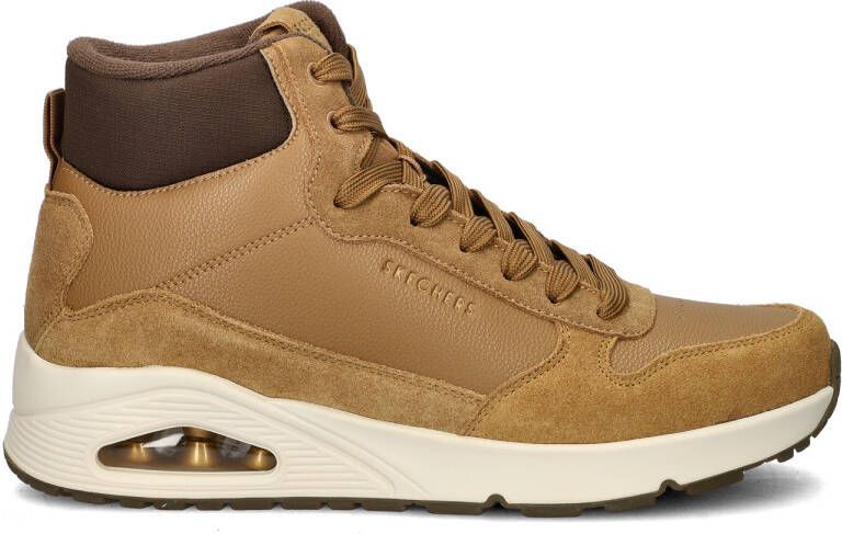 Skechers Sneakers Uno mid cut sneaker veterschoenen met gewatteerde schacht