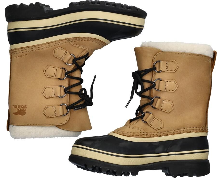 SOREL Snowboots Dames Caribou Wp Maat: 38 Materiaal: Nubuck Kleur: Cognac - Foto 11