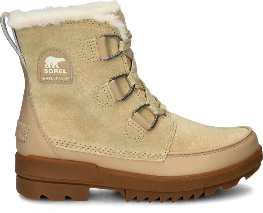 Sorel Torino Ii Wp Veterboots Laarzen Met Veters Dames Beige