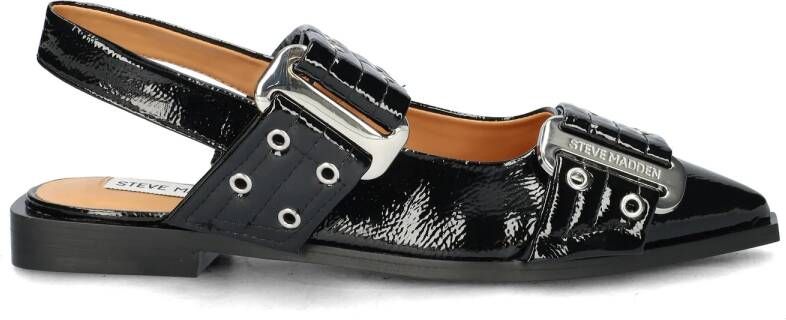 STEVE MADDEN Grand Ave slingbacks Zwart Synthetisch Slingback sandalen Dames