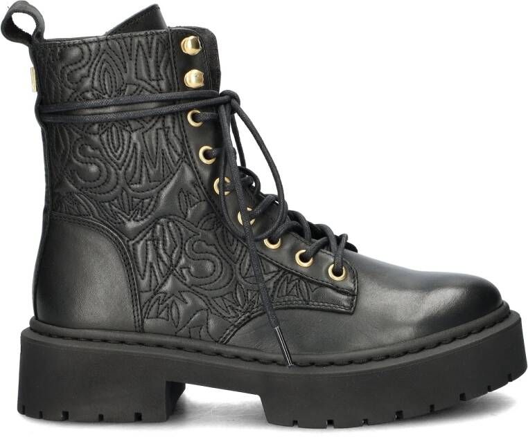 Steve Madden Grazier dames veterboot Zwart