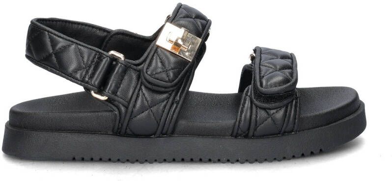 Steve Madden Mona-Q Quilted leren sandalen zwart - Foto 2