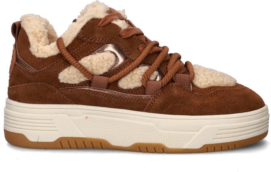 Steve Madden Boomer-f Sneakers Dames Bruin - Foto 3