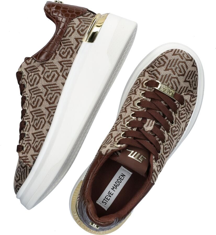 Steve Madden Glider 2 dames sneaker Beige multi - Foto 2