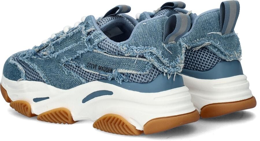 Steve Madden JPossession chunky sneakers denimblauw Meisjes Textiel Meerkleurig 31 - Foto 4
