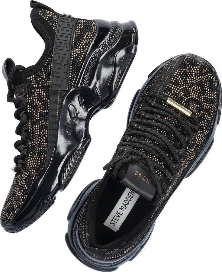 STEVE MADDEN Maxilla-S zwarte sneakers Zwart Synthetisch Lage sneakers Dames - Foto 3