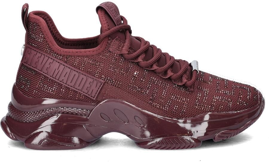 Steve Madden Maxout dames sneaker Bordo