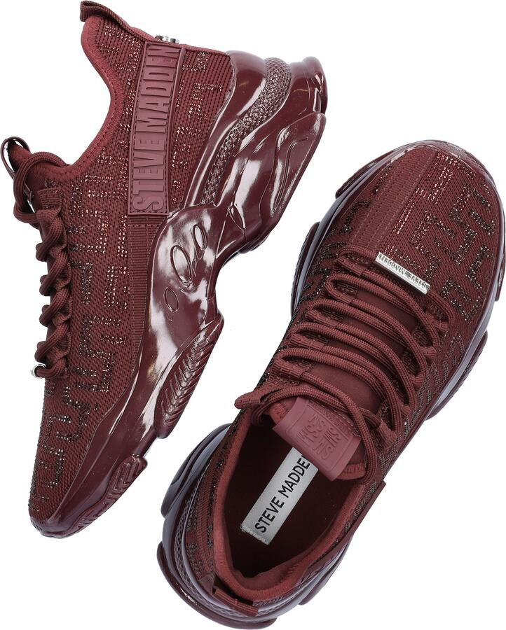 Steve Madden Maxout dames sneaker Bordo - Foto 2