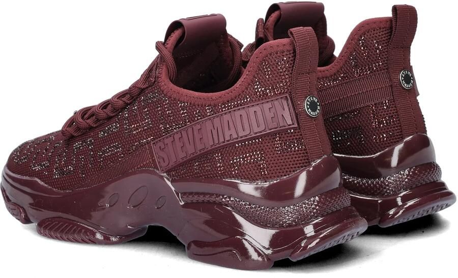 Steve Madden Maxout dames sneaker Bordo - Foto 3